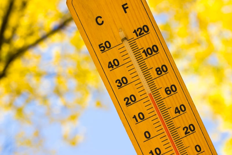 The Fahrenheit and corresponding Celsius scales. Photograph: Getty Images