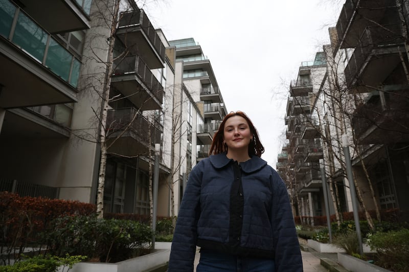 'Nobody wants to be back on Daft looking for something,' says Ellie Solomons, a tenant at Spencer Dock Apartments in Dublin. Photograph: Bryan O’Brien