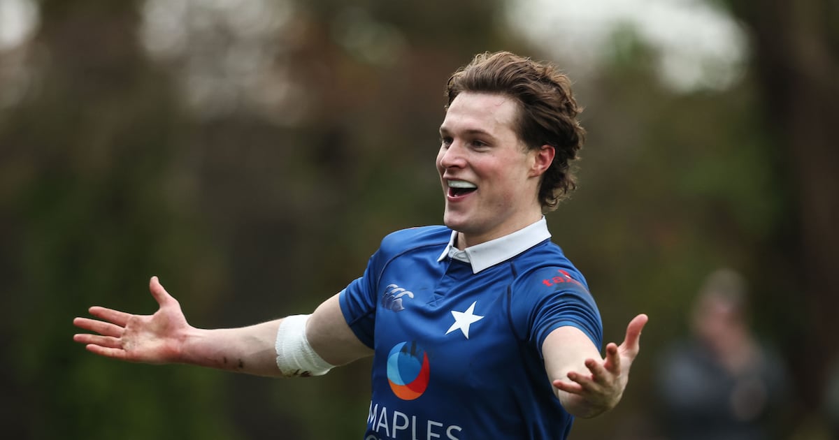 Myles Carey’s double helps St Mary’s take D6W derby and go top of All-Ireland League – The Irish Times