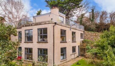 ‘Floating’ 1970s-style home with rooftop entrance in Monkstown – The Irish Times