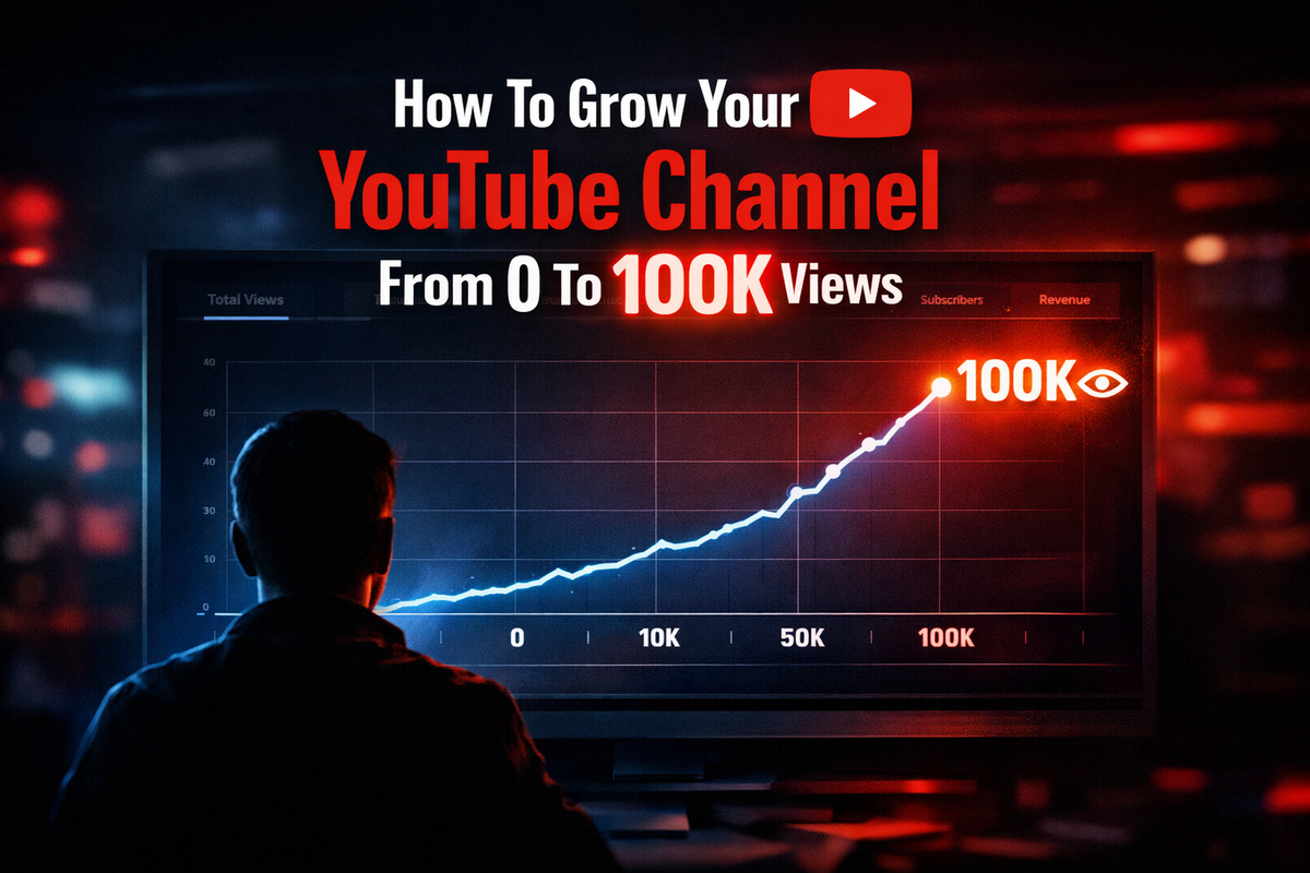 How to grow your YouTube channel From 0 To 100K views