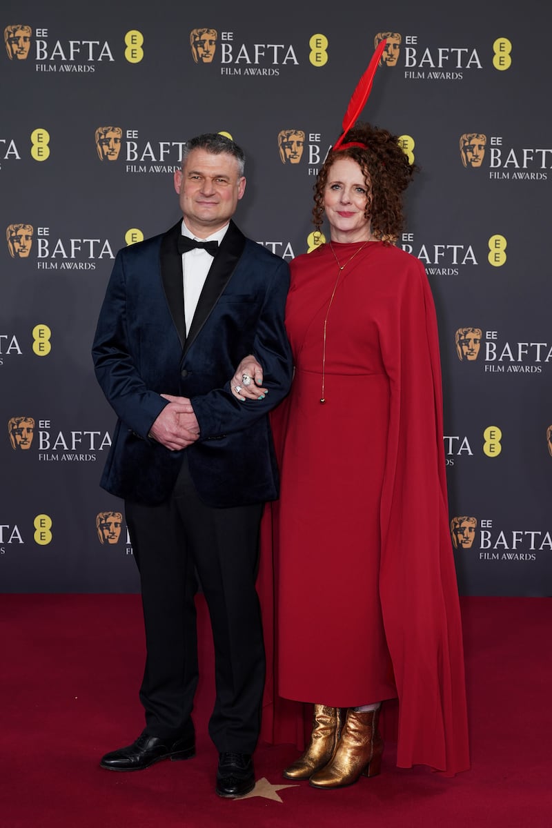 Maggie O'Farrell at the 79th British Academy Film Awards. Photograph: Dominic Lipinski/Getty Images