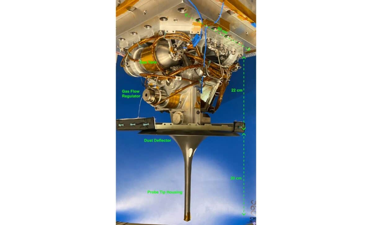 A Photograph Of The Lister Deployment Mechanism With The Needle Sensor Fully Stowed