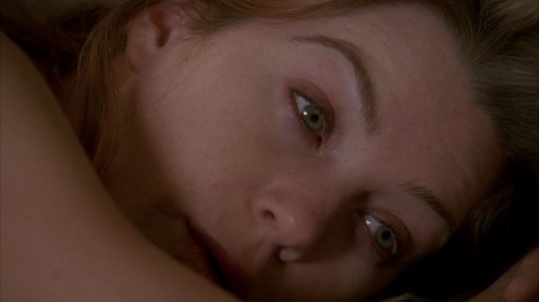Meredith Grey waking up in the morning