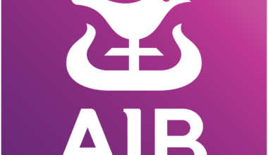 File photo of logo of AIB bank