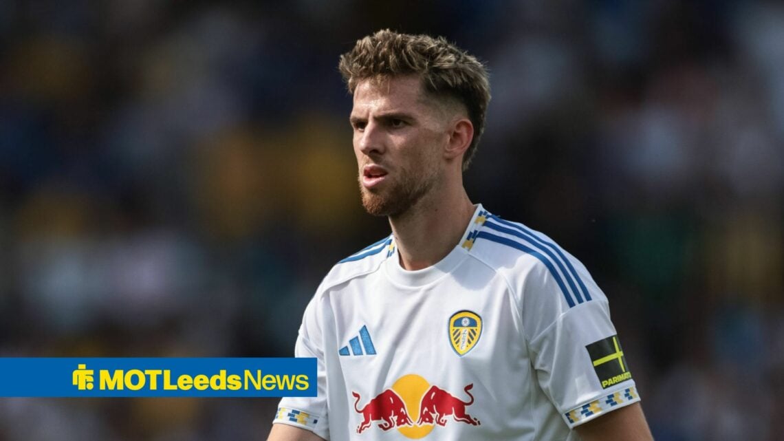 Anton Stach in action for Leeds against Wolves at Molineux on 20 September.