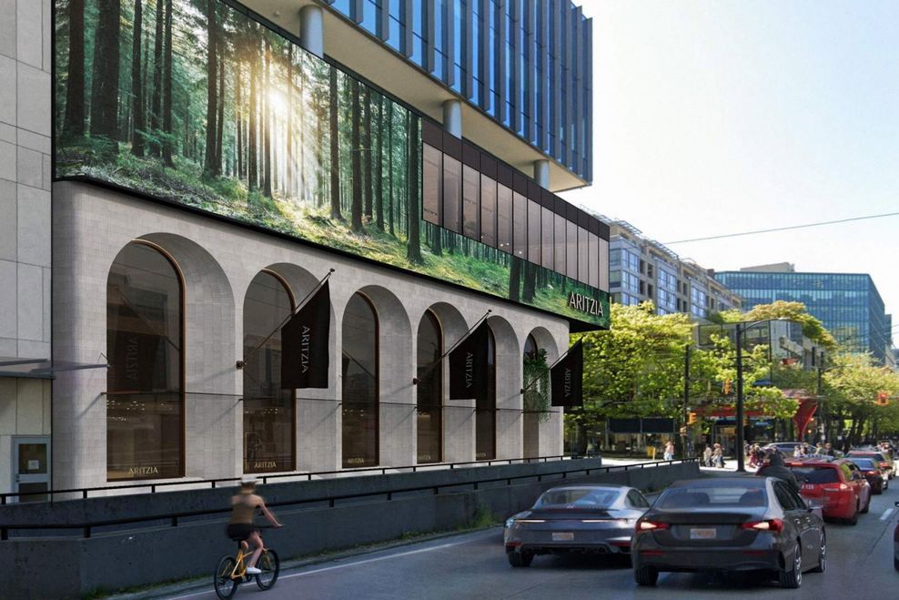 aritiza cf pacific centre mall vancouver flagship store 