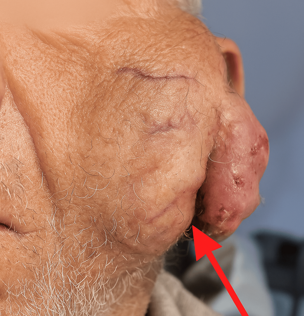 Massive Recurrent Parotid Carcinoma in a 90-Year-Old Patient: A Case Report and Review of Management Strategies