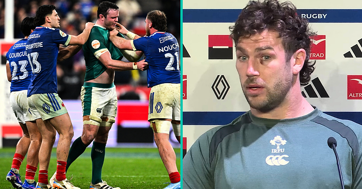 Awkward Exchange Between Caelan Doris And French Reporter After Ireland Defeat