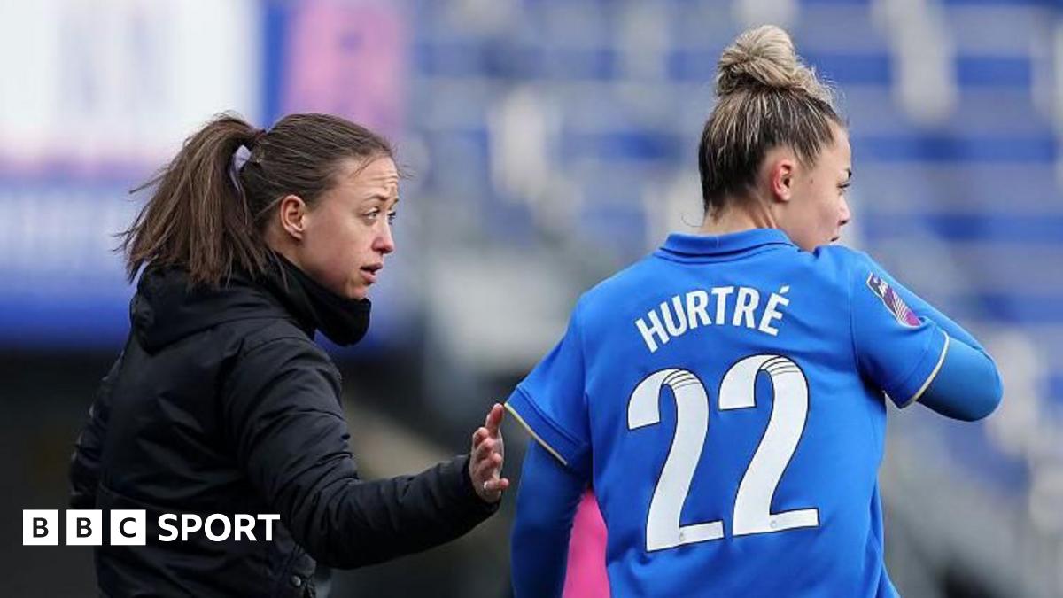 A general view across the pitch at St Andrew's with the WSL branded corner flag in the foreground.