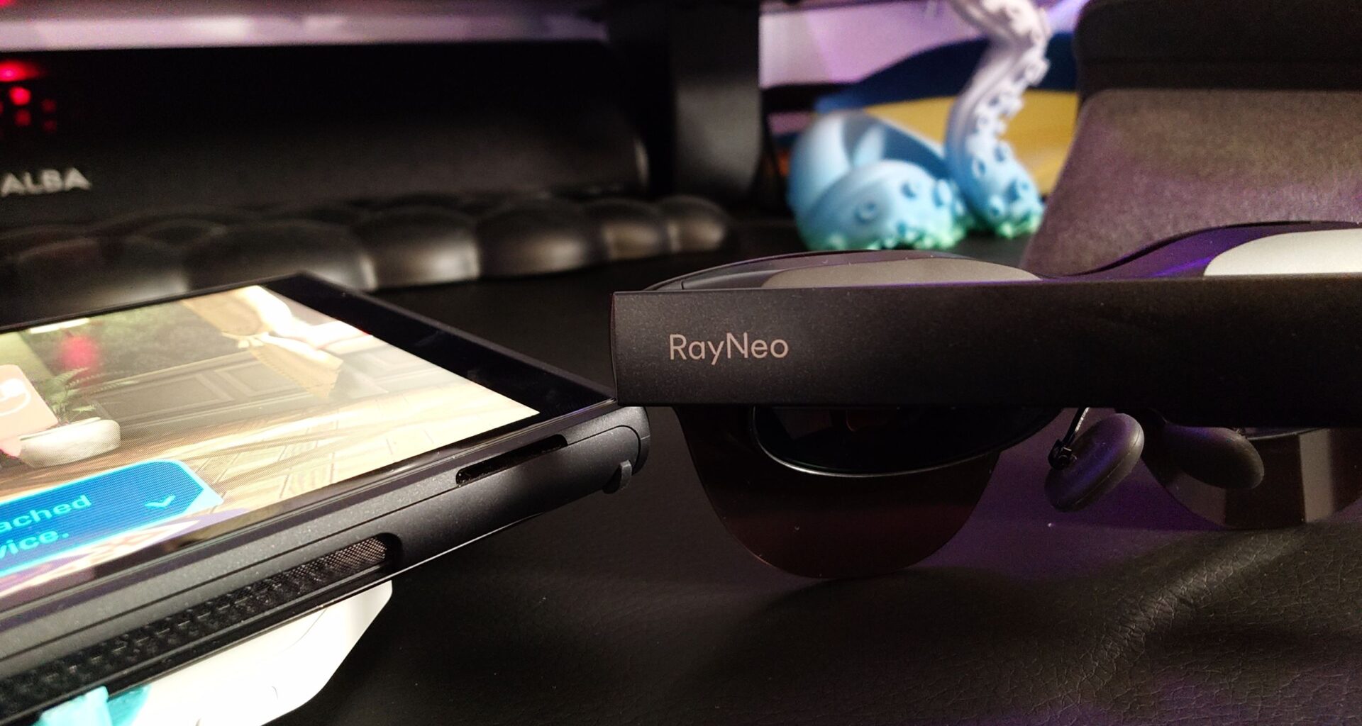 I can finally use RayNeo gaming glasses with my Switch 2, and I'm thrilled