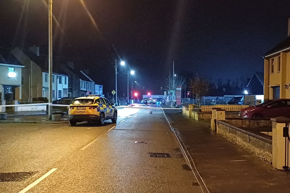 Both entrances to Teffia Park were closed off to traffic on Monday night.