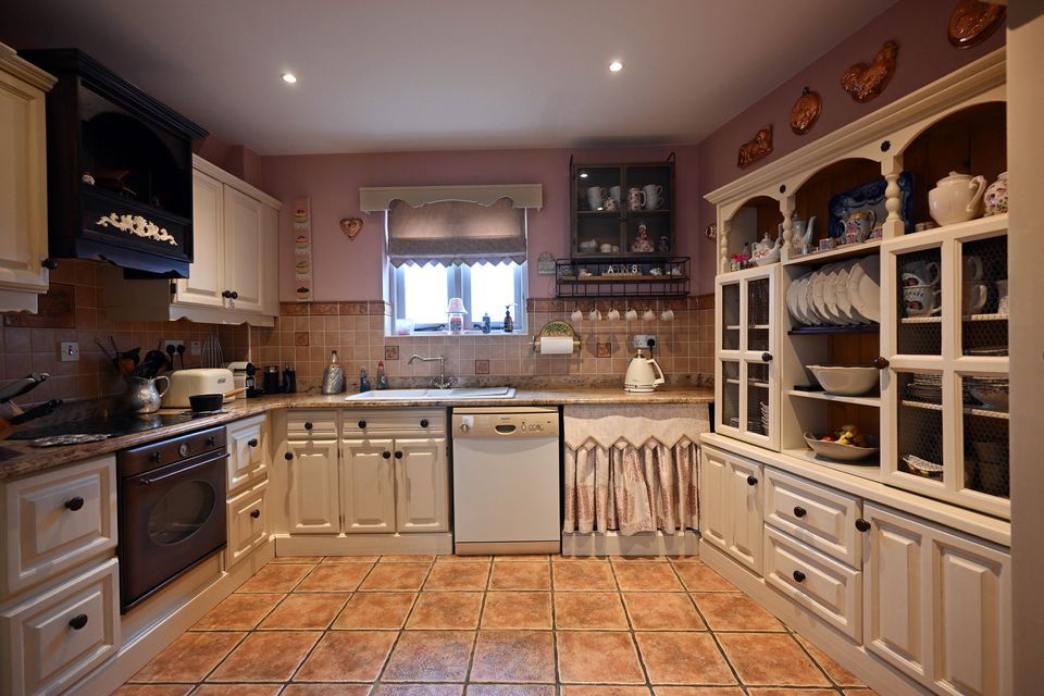 The kitchen of the house at Keshcarrigan, Co Leitrim. Photo: Ray Ryan