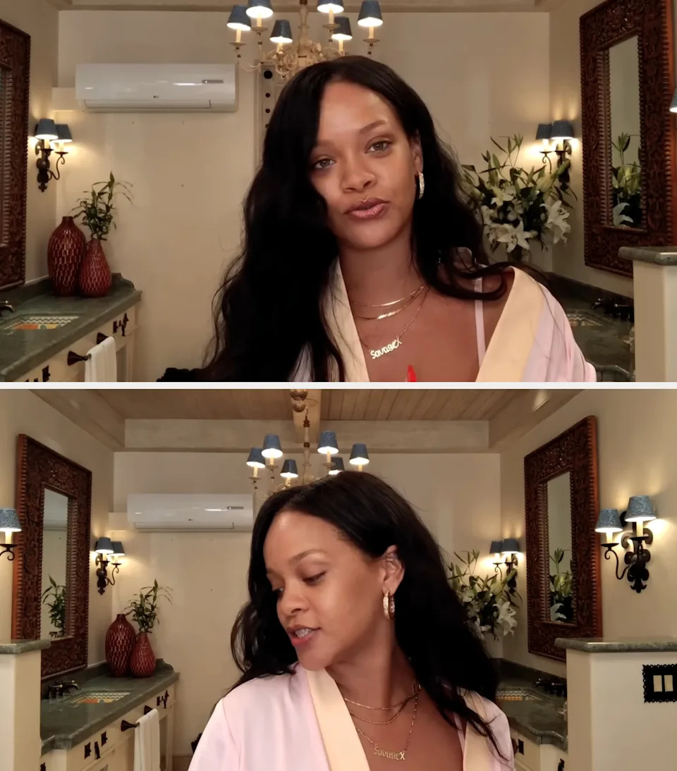 Rihanna in a Vogue video