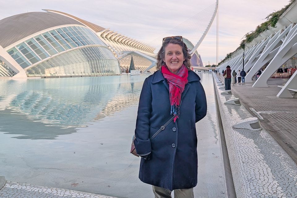 Arlene Harris on holiday in Valencia