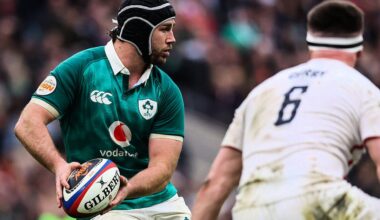 Caelan Doris says performance against England is a benchmark for Ireland