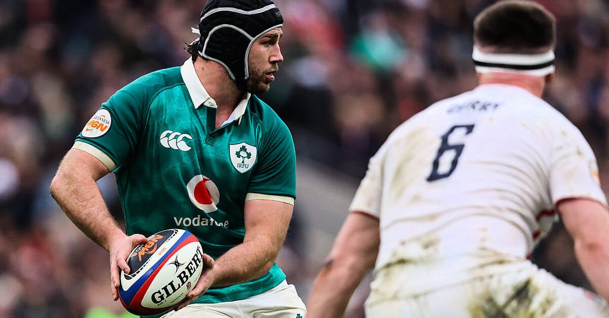 Caelan Doris says performance against England is a benchmark for Ireland