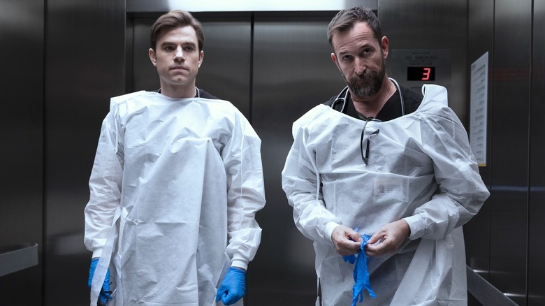 Langdon and Robby in The Pitt Season 2, Episode 7