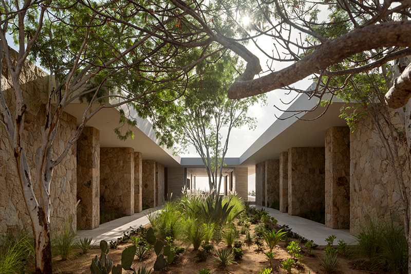 casa la vista’s exterior skin resembles tones and textures of mexican desert
