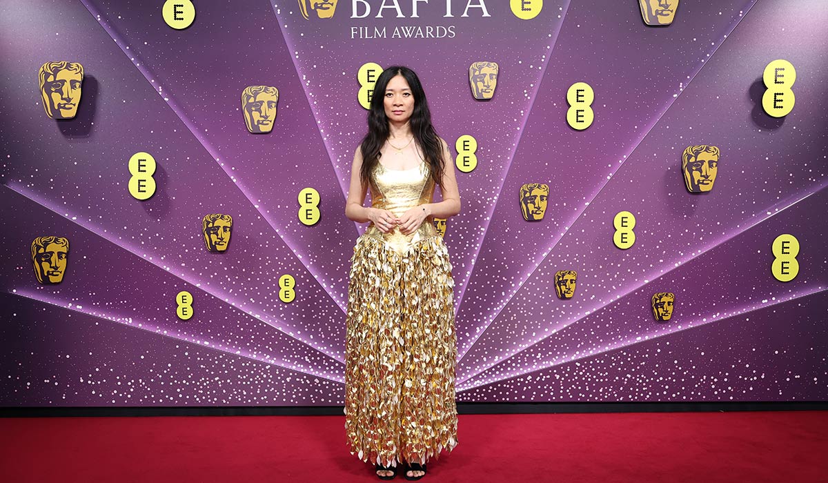 Chloé Zhao attends the EE BAFTA Film Awards 2026 at The Royal Festival Hall. Pic: Getty Images for BAFTA