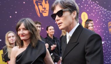 Cillian Murphy's wife Yvonne goes full glam at BAFTAs