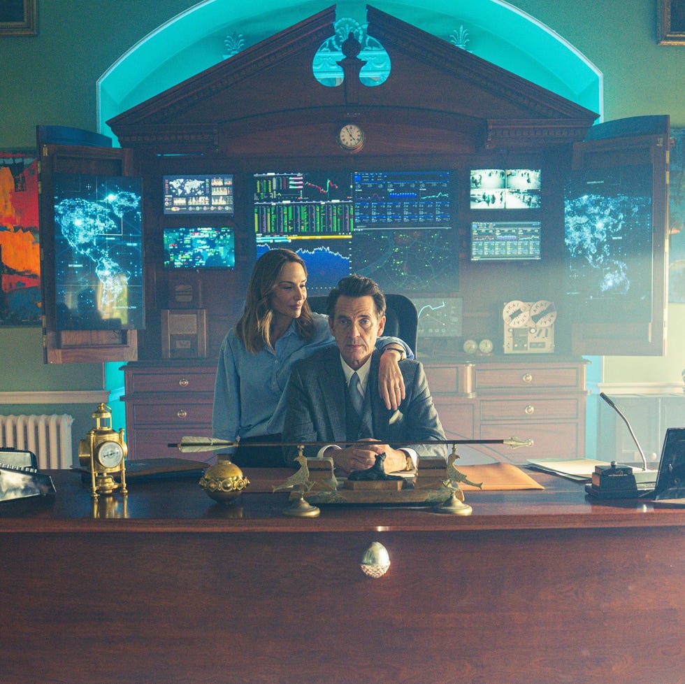 executive office with technology and decor