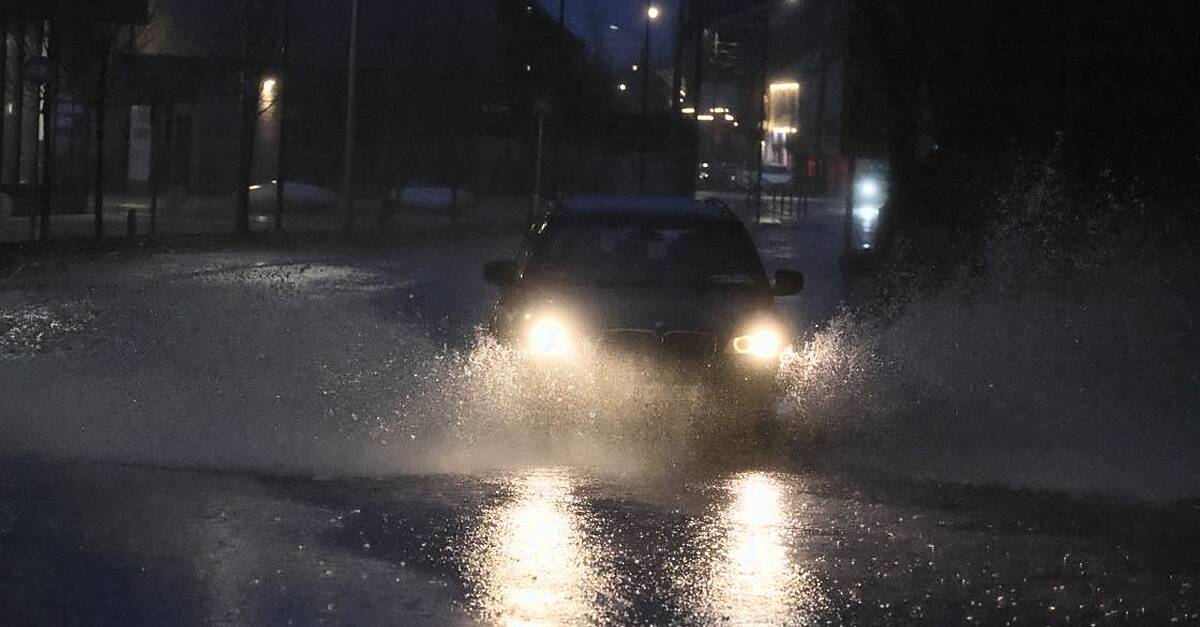 Heavy rain causing road closures