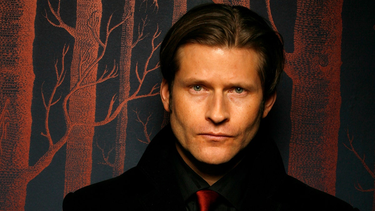 Crispin Glover posing for a photo in Park City, Utah