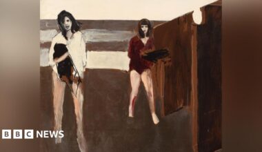 Remfry painting of 'nithering' day at Spurn to stay in Yorkshire