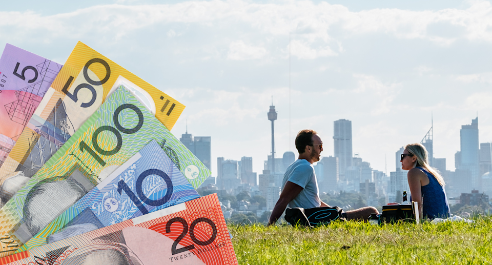 Sydney couple talking about money.
