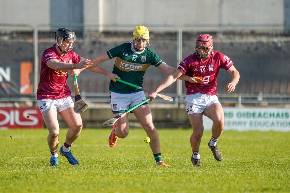 Kerry's Tom Doyle in action against Westmeath during the Allianz Hurling League Round 2 game at Austin Stack Park on Sunday afternoon Photo: Mark O'Sullivan