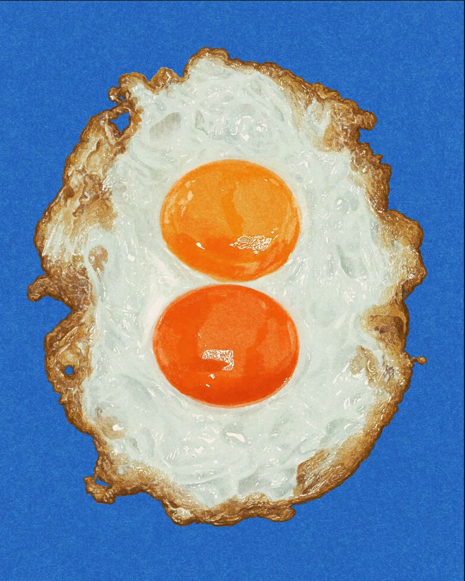 Crispy Whites, Double Runny Yolks © Terawat Teankaprasith