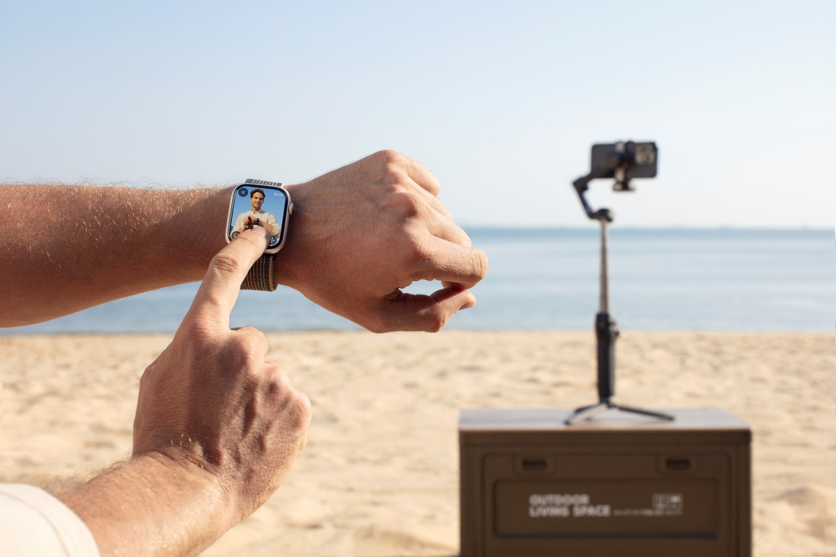 dji osmo mobile gimbal apple watch