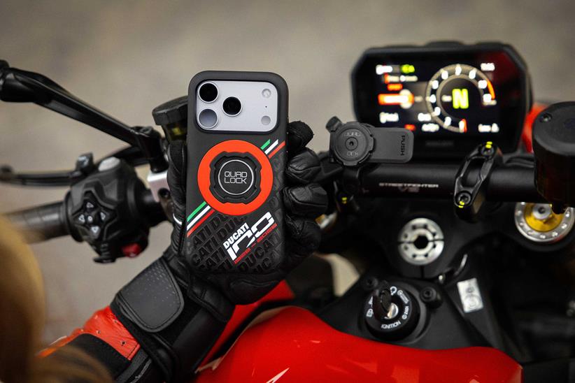 Quadlock Ducati 100 year anniversary case