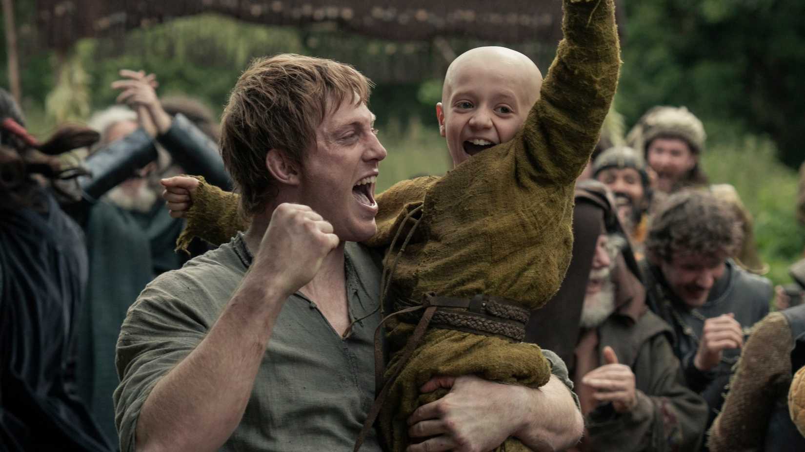 Dunk and Egg cheering in A Knight of the Seven Kingdoms