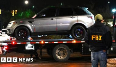 Police activity under way near Nancy Guthrie's home - BBC