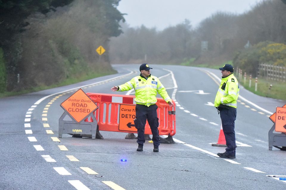 The collision occurred around 12 noon on Saturday at Pickardstown Cross on the Waterford-Tramore Road. Photo: Jim Campbell