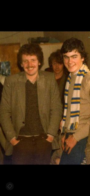 Dave Kelly and Gareth O’Callaghan in their pirate radio days