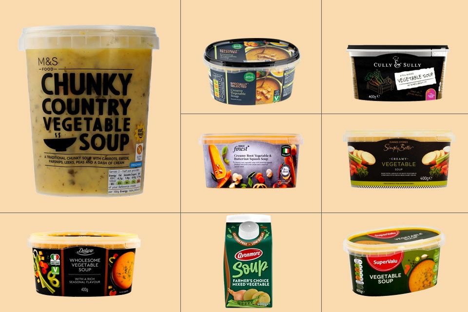 Supermarket vegetable soup taste test