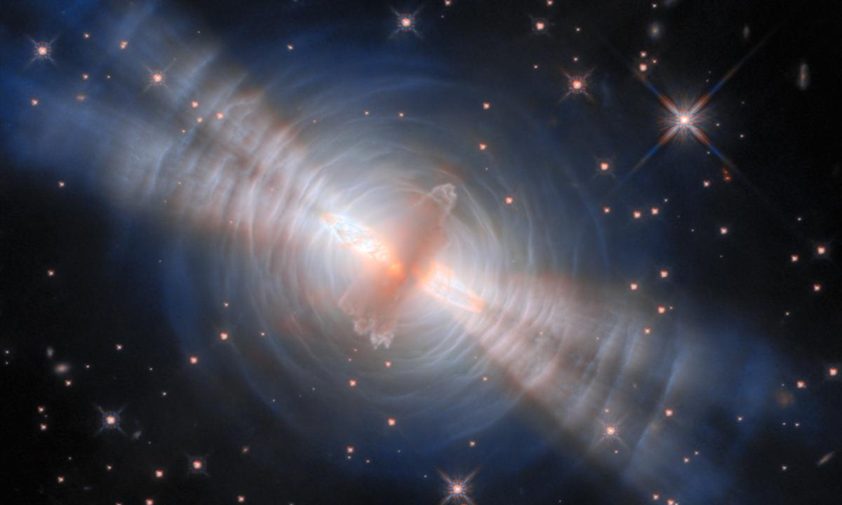 Hubble showcases the Egg Nebula in all its dying-star glory