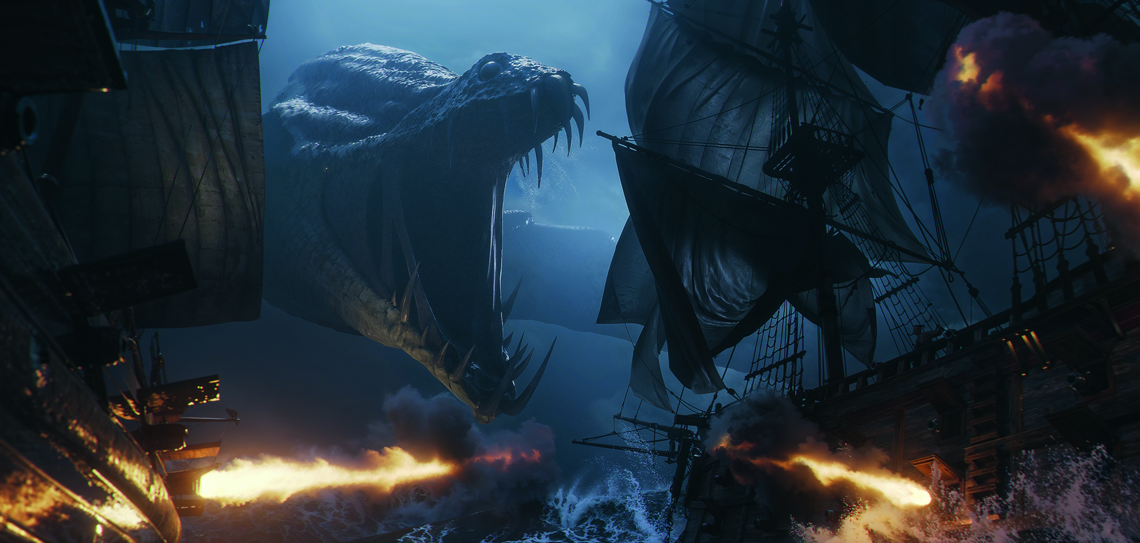 Epic 3D rendered environment art