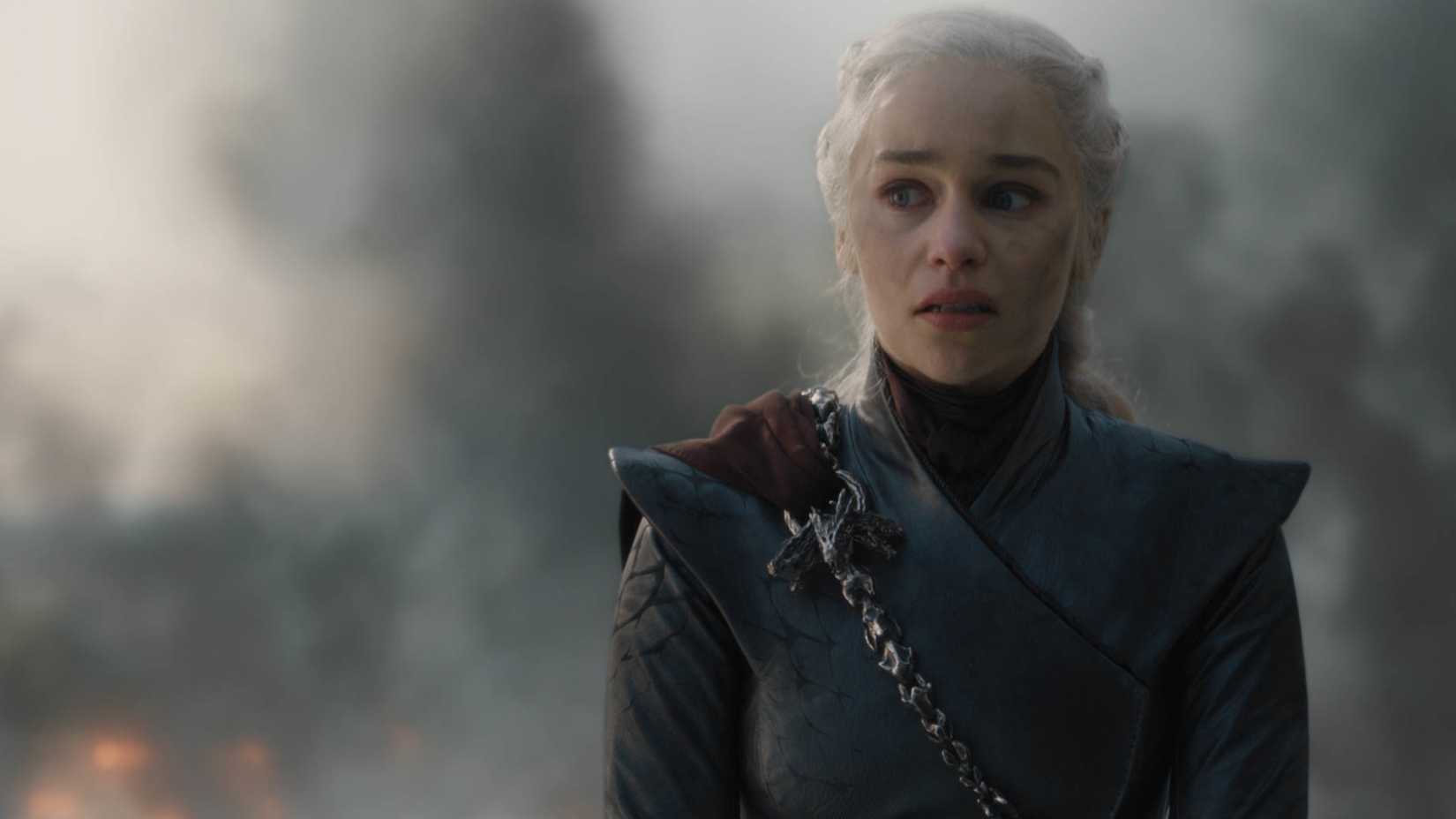 Emilia Clarke as Daenerys Targaryen in Game of Thrones season 8