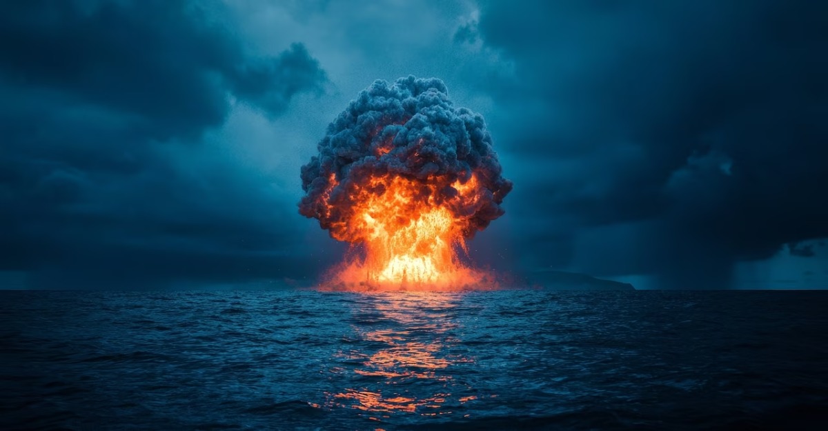 nuclear explosion in the ocean
