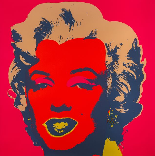 Marilyn Monroe 11.31 Sunday B. Morning screenprint. Photo: Bernard van Giessen