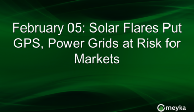 February 05: Solar Flares Put GPS, Power Grids at Risk for Markets