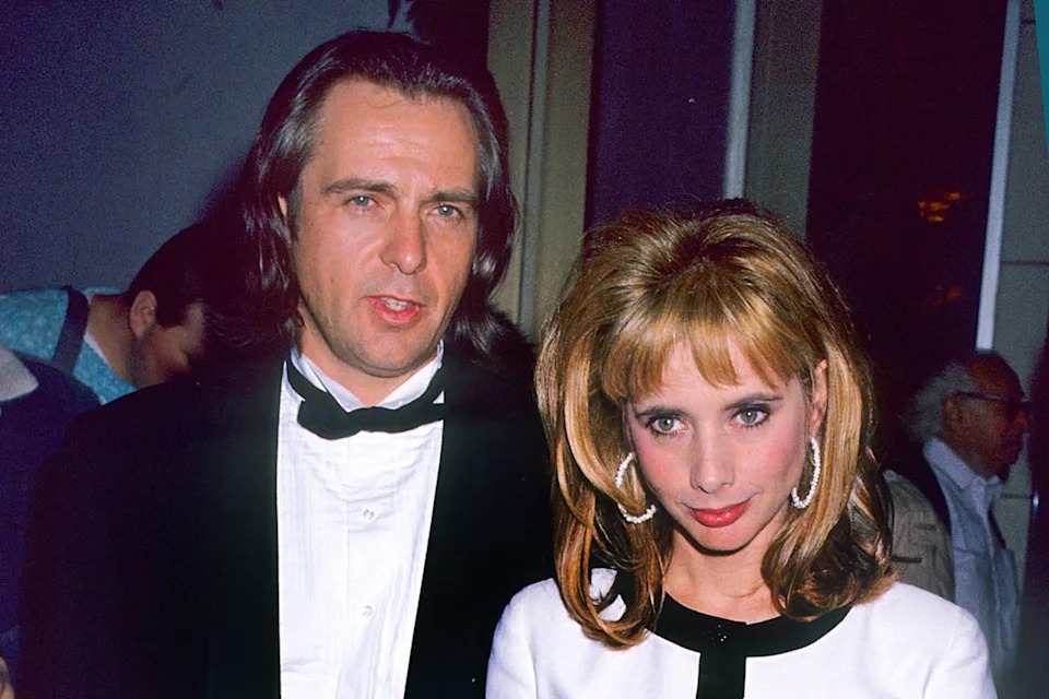 Peter Gabriel and actress Rosanna Arquette in 1991 Ron Galella/getty