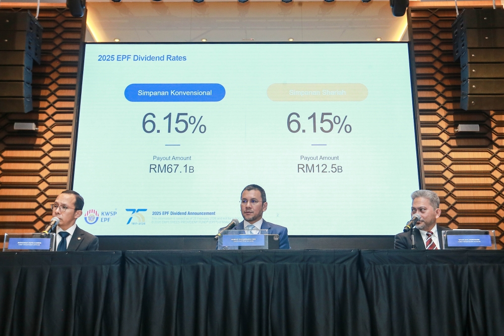EPF announces 6.15pc dividend for both conventional, Syariah savings for 2025