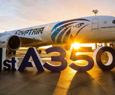 First A350-900 to Egyptair