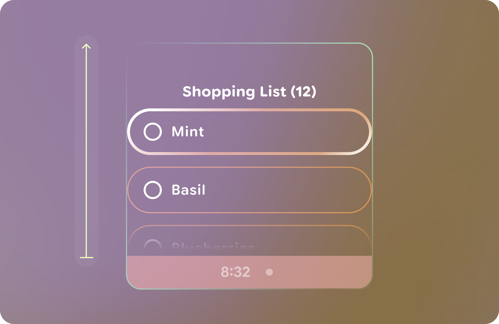 Sample UI images for Android XR AI Glasses