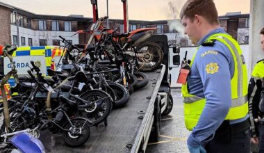 Gardaí seize 44 illegal bikes and scramblers in ‘day of action’